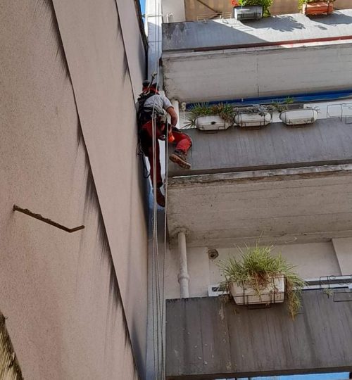 Traitements fissures et dilatation façade