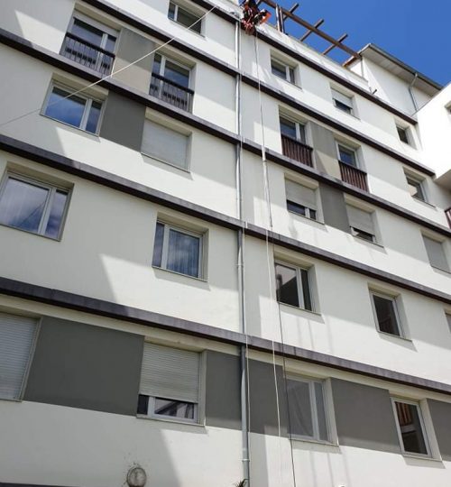 Traitements fissures et dilatation façade